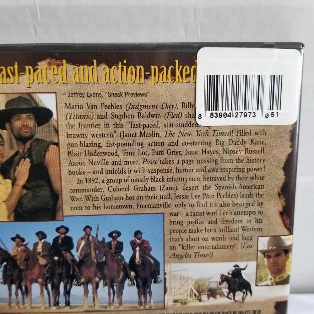 Posse " The untold Story of the Wild West" DVD... EUC - Picture 4 of 7